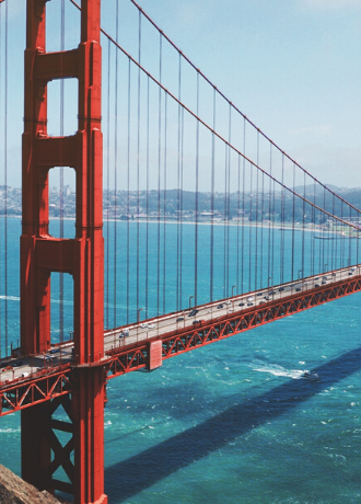 Golden gate in San Francisco