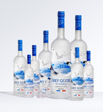 Sample bottle of Grey Goose Vodka 40% - Grey Goose