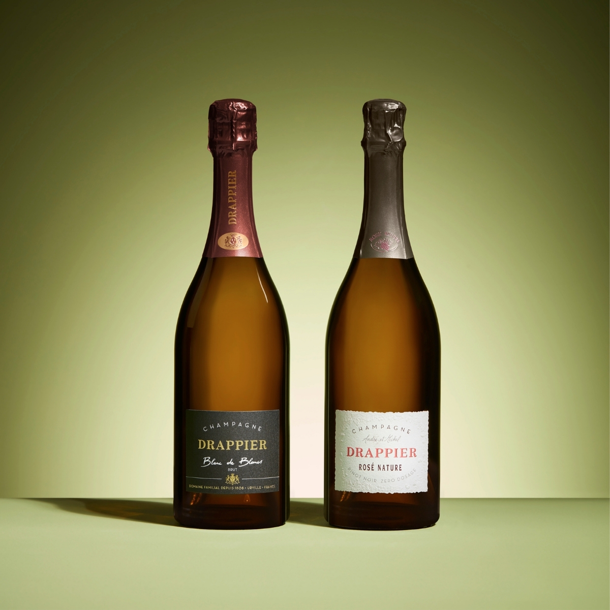 Cuvées Blanc de Blancs et Rosé Brut 