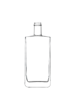 Bouteille en verre extra-blanc pour spiritueux, modèle Long Island, 35CL, bague GPI