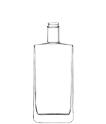 Bouteille en verre extra-blanc pour spiritueux, modèle Long Island, 50CL, bague GPI