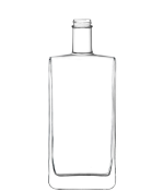 Bouteille en verre extra-blanc pour spiritueux, modèle Long Island, 70CL, bague GPI