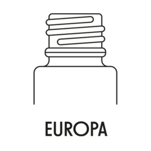 Schéma technique de la bague à vis pour flacon, modèle EUROPA.