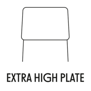 Technical drawing of the bottle finish, Extra High Plate model.