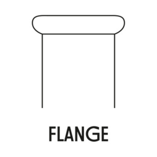 Schéma de la bague de bouteille de vin de type Flange.