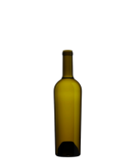 Saverglass Hermes 2 bottle: extra-flint glass with a heavy base and sleek cylindrical silhouette, designed for premium wine.